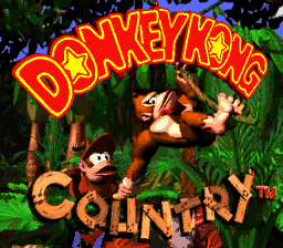 Donkey Kong Country - Competition Edition Title Screen